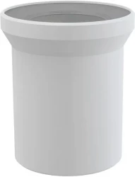 ALCAPLAST - Alca WC pripojovací kus priamy biely 150 mm DN100 Alca A91-150 (A91-150)