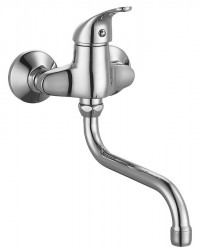 AQUALINE 35 nástenná batéria, 100 rozteč, ramienko-S, chróm (52232)