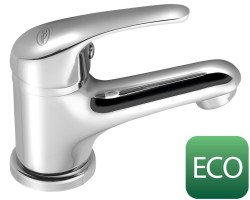 AQUALINE 35 stojánkova umývadlová batéria, WATER-SAVING kartuša, chróm (52102-01)