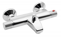 AQUALINE - ACTION nástenná vaňová termostatická batéria, chróm (MB106)