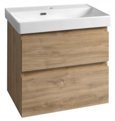 AQUALINE - ALTAIR umývadlová skrinka 61,5x60x37cm, dub emporio (AI368)