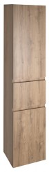 AQUALINE - ALTAIR vysoká skrinka s košom 40x184x31cm, dub emporio (AI485R)