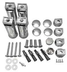 AQUALINE - ALYA montážne uchytenie pre rovné teleso, chróm (ND1120-099)