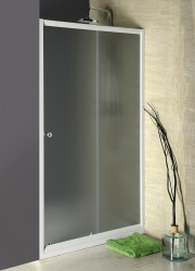AQUALINE - AMADEO posuvné sprchové dvere 1100 sklo Brick (BTS110)