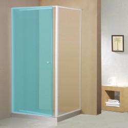 AQUALINE - AMICO Bočná stena, sklo, pevná časť, 900 mm (GS90)