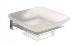 AQUALINE - APOLLO mydeľnička, mliečne sklo, chróm (1416-02)