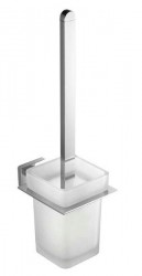 AQUALINE - APOLLO WC kefa závesná, mliečne sklo, chróm (1416-08)