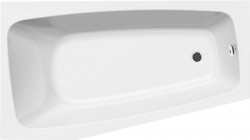AQUALINE - BEROUNKA Rohová vaňa 160x90x42 cm, ľavá ,biela (A1690)