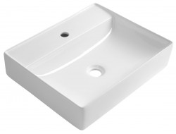 AQUALINE - CALLIS keramické umývadlo 52x42cm, biela (NP372)
