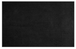 AQUALINE - CHENILL kúpeľňová predložka 50x80cm, 100% polyester, čierna (CH2014)