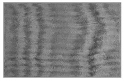 AQUALINE - CHENILL kúpeľňová predložka 50x80cm, 100% polyester, šedá (CH2013)