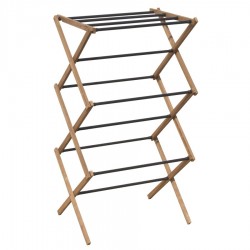 AQUALINE - CIKCAK skladací vešiak ručníkov 73x97x39cm, jaseňové drevo (SP621)