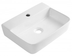 AQUALINE - CRISTY keramické umývadlo 45x34cm, biela (NP381)