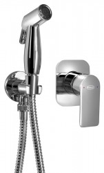 AQUALINE - DAPHNE podomietková batéria se STOP bidetovou spŕškou, chróm (DH841-01)