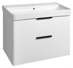 AQUALINE - DENEB umývadlová skrinka 77,3x55x42,4cm, biela mat (DN280)