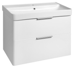 AQUALINE - DENEB umývadlová skrinka 77,3x55x42,4cm, biela mat (DN280)