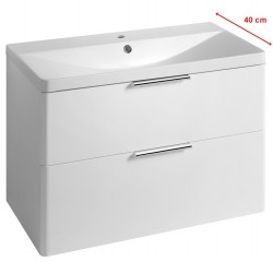 AQUALINE - DENEB umývadlová skrinka 80,5x55x39,4cm, biela mat (DN284)