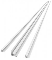 AQUALINE - DENIPAN set profilov pre rohovú inštaláciu, 2100, biela mat (DP21W)