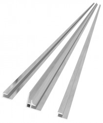 AQUALINE - DENIPAN set profilov pre rohovú inštaláciu, 2100, chróm (DP21CH)