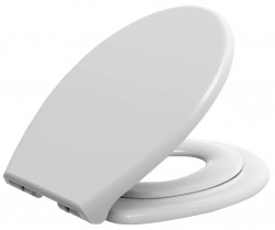AQUALINE - Detské WC sedátko integrované do klasického WC sedátka, Soft Close, biela (FS125)