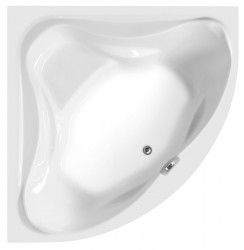 AQUALINE - DUNAJ rohová vaňa 140x140x48 cm, biela (G1340)