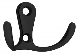 AQUALINE - Dvojitý háčik, čierna mat (10086B)