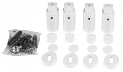 AQUALINE - E-DIRECT montážne uchytenie, 3ks/sada, biela (NDILE)