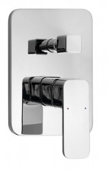 AQUALINE - FACTOR podomietková sprchová batéria, 2 výstupy, chróm (FC642)