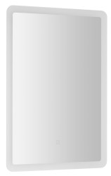 AQUALINE - FAGO zrkadlo s LED osvetlením 50x70cm, dotykový senzor, stmievateľné (FA050)