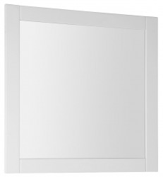 AQUALINE - FAVOLO zrkadlo v ráme 80x80cm, biela mat (FV080)