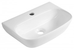 AQUALINE - FLANNY keramické umývadlo 46x31cm, biela (NP396)