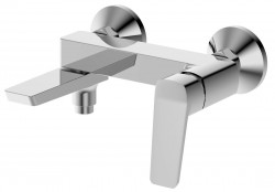 AQUALINE - FLERY nástenná vaňová/sprchová batéria, otočné ramienko, chróm (FY010)
