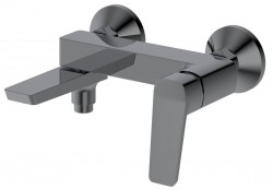 AQUALINE - FLERY nástenná vaňová/sprchová batéria, otočné ramienko, gun metal (FY010GM)