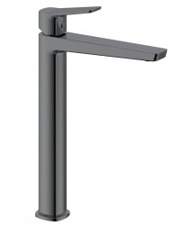 AQUALINE - FLERY stojánkova umývadlová batéria vysoká, gun metal (FY006GM)