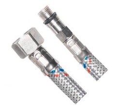 AQUALINE - Flexibilná nerezová hadica M10x3/8