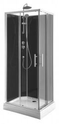 AQUALINE - GRANVIK obdĺžnikový sprchový box 700x900x2180, číre sklo (GG70X90)