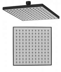 AQUALINE - Hlavová sprcha, 200x200, ABS/čierna mat (SC164B)