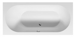 AQUALINE - JIZERA obdĺžniková vaňa 170x80x39cm, biela (G1780)