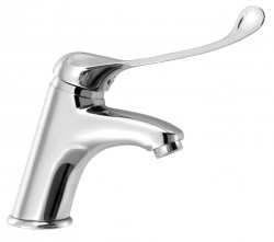 AQUALINE - KASIOPEA stojánkova umývadlová batéria bez výpuste, lekárska páka, chróm (1107-44)