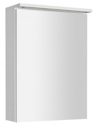 AQUALINE - KAWA STRIP Galérka s LED osvetlením 50x70x22cm, biela (WGL50S)