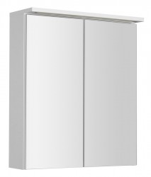 AQUALINE - KAWA STRIP Galérka s LED osvetlením 60x70x22cm, biela (WGL60S)