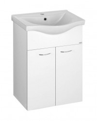 AQUALINE - KERAMIA FRESH umývadlová skrinka 51,1x74x34cm, biela (50057)