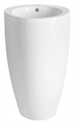 AQUALINE - Keramické umývadlo voľne stojace, 50x84cm, biela (VS701)