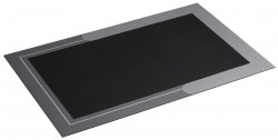AQUALINE - Kúpeľňová predložka 50x80cm, absorpčná, šedá (PCD014)