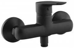 AQUALINE - LOTTA nástenná sprchová batéria, čierna mat (LT611B)