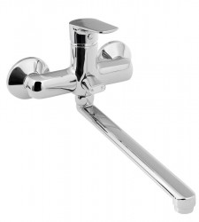 AQUALINE - LOTTA nástenná umývadlová/vaňová batéria, chróm (LT640)
