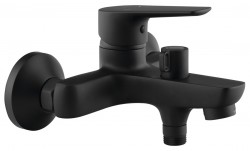 AQUALINE - LOTTA nástenná vaňová batéria, čierna mat (LT610B)