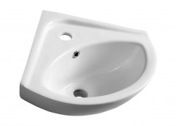 AQUALINE - LUIGI keramické umývadlo rohové 34x34cm, biela (FS161)