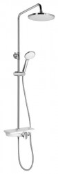 AQUALINE - MARCO sprchový stĺp s pákovou batériou, biela (SL100)