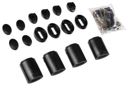 AQUALINE - Montážne uchytenie, čierna (NDILEB)